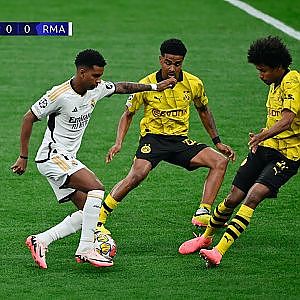 Rodrygo vs Borussia Dortmund | FINAL UCL (01/06/2024) | English Commentary HD - YouTube
