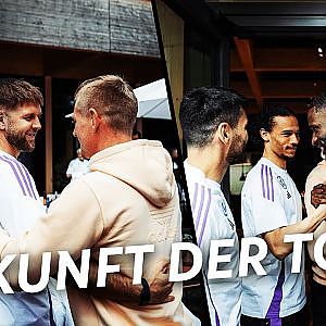 Die Champions League Sieger sind da!  | Toni Kroos und Toni Rdiger stoen zum Team - YouTube