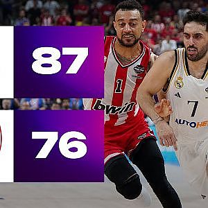 Real Madrid - Olympiacos | DOMINANT Win | SEMIFINALS Highlights 2023-24 Turkish Airlines EuroLeague - YouTube
