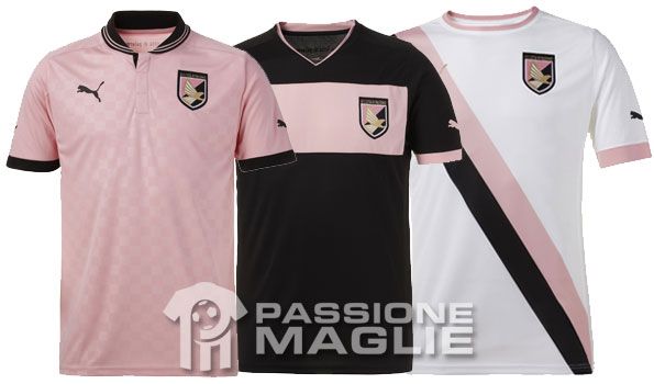 Palermo's new fourth jersey with all the historical logos