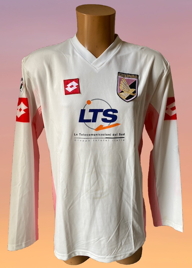 2009/10 Palermo Home Football Shirt / Old Official Lotto Soccer Jersey
